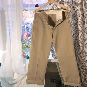 LANDS END khaki trousers